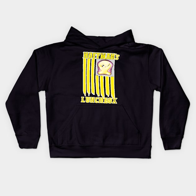 Hoffman's lunchbox Kids Hoodie by BrianPayne